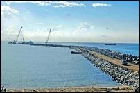 Hambantota Port work