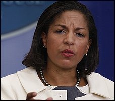 U.N. Ambassador Susan R. Rice said the U.S. cannot act in isolation. (By Charles Dharapak -- Associated Press) 