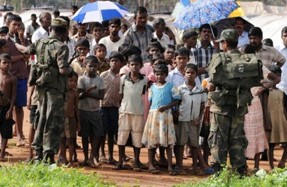 About 280,000 men, women and children were in the makeshift, poorly constructed facilities - AFP