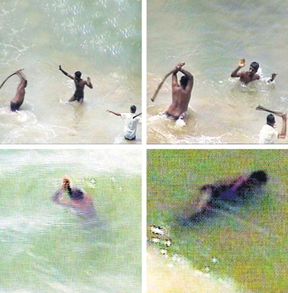 Video snapshots from an onlooker (Courtesy: Daily Mirror)