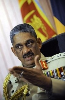 Sri Lanka called on US authorities to drop plans to interview the island's military commander, General Sarath Fonseka, over allegations of war crimes against ethnic Tamil rebels, an official said Sunday.