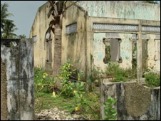 Many areas of Jaffna were destroyed in the conflict