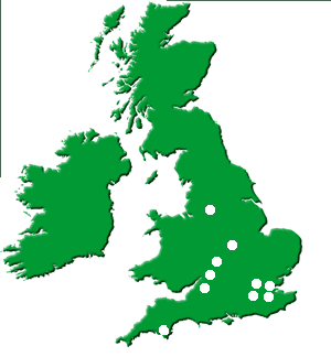 MAP OF LOCATIONS TARGETED