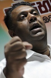 Samaraweera said the opposition alliance had secured the support of ethnic minority parties