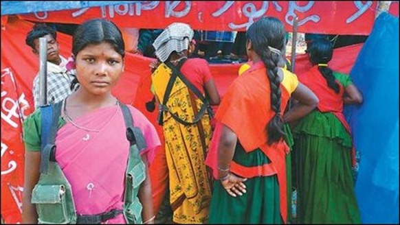 Members of village militia in Dandakaranya [Photo courtesy: outlookindia.com]