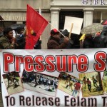 Tamil youth protest in London condemns repression of students in Jaffna, urges UK to act
