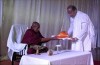 Genocidal military gets into white garb to observe Vesak in Jaffna