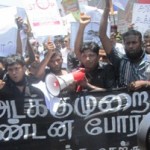 Media groups protest against SL military’s shadow war on Eezham Tamil journalists