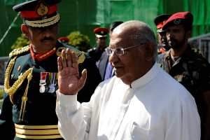 Rarnasri Wickramanayake, the Sri Lankan prime minister, has been sent to the UN General Assembly. Ishara S Kodikara AFP