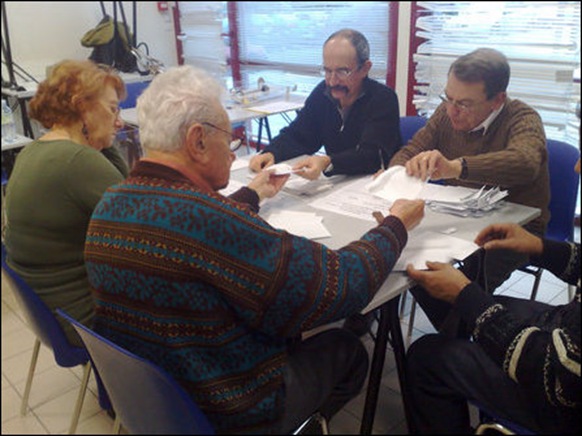 Counting at a polling station