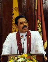 Sri Lankan President Mahinda Rajapakse