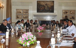 Indo - Lanka bilateral talks held at the Hyderabath House