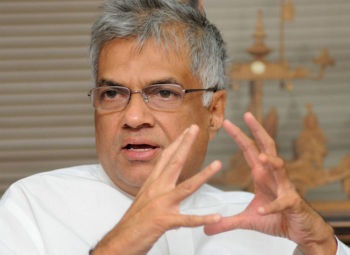  The former Sri Lankan Prime Minister, Ranil Wickremesinghe, at an interaction in The Hindu office in Chennai on Friday.  