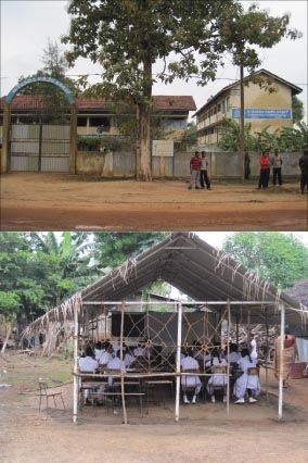 A school denied and The evicted students