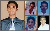 Student victims of Trincomalee executions