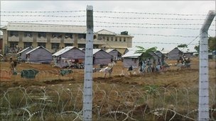Thousands of former rebels are being held in camps across northern Sri Lanka 