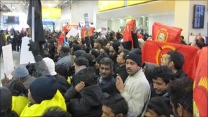 President Rajapaksa's visit to the UK drew strong protests from UK Tamils