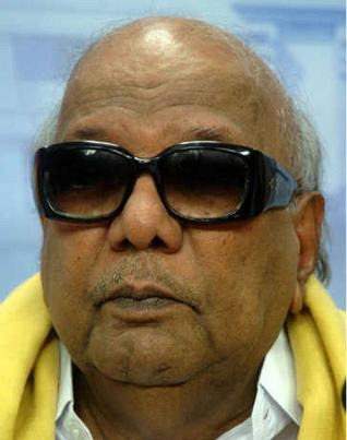 M. Karunanidhi. File Photo 