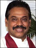 Sri Lankan President Mahinda Rajapakse