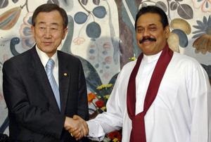 2011_SriLanka_Rajapaksa and Ban