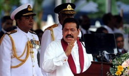 Sri Lankan premier Mahinda Rajapakse said this year's May Day rally should be turned into a "show of our strength"