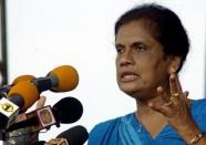 Chandrika Kumaratunga (AFP File, Indranil Mukherjee)