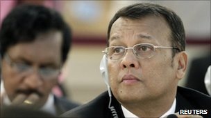 Sri Lankan minister Mahinda Samarasinghe defended his country's war record in Geneva