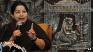 A former actress, Ms Jayalalitha has served as chief minister three times