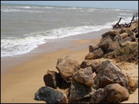 The school children have allegedly harassed tourists swimming in Negombo sea