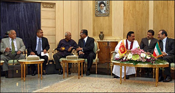 Sri Lanka and Iran have had a close relationship during Rajapaksa presidency