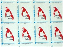 Stamps were a part of customised order