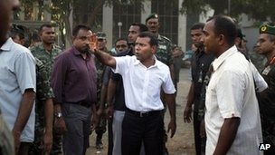 Mr Nasheed says he had no choice but to resign