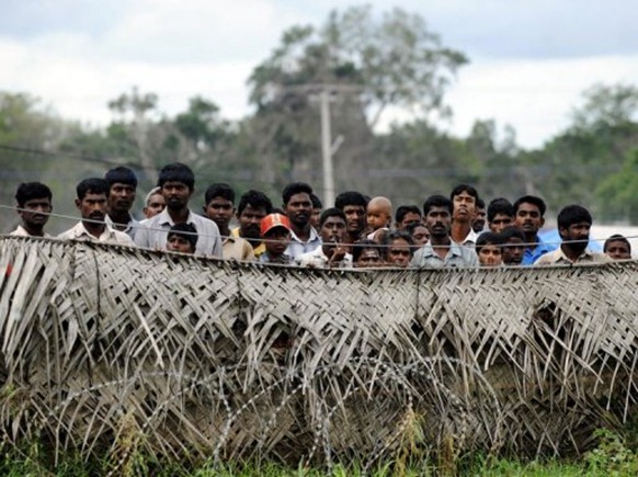 Interned civilians after the end of Sri Lanka's civil war (AFP File, Ishara S. Kodikara)