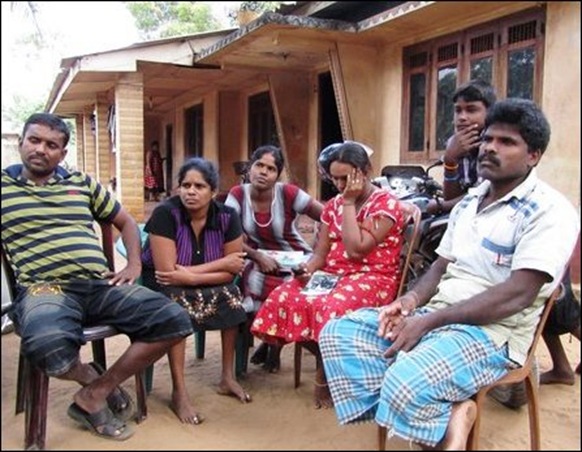 The family of Nesaraja in Chaavat-kaddu, Aanaikkoaddai