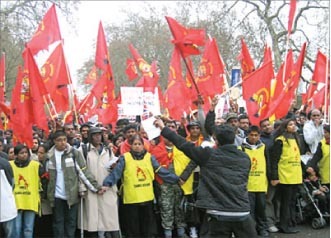 A Pro-LTTE protest march Picture courtesy: www.nowpublic.com