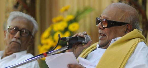 DMK chief M Karunanidhi. File photo 