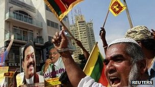 Several marches have been held in Sri Lanka to protest against the resolution