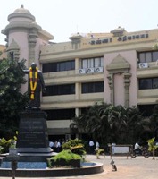 The Hindu A file photo of Anna Arivalayam, the DMK's headquarters in Chennai. The party will discuss on March 20 on the issue of “India supporting the resolution on Sri Lankan Army’s war crimes against Ealam Tamils”. 