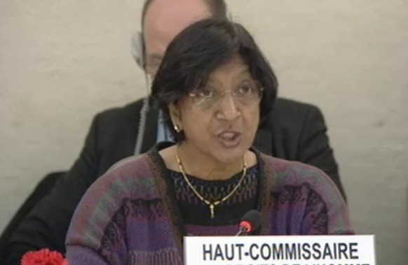 UN Human Rights Commissioner Navi Pillay 