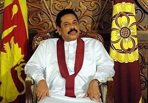 Sri Lankan President Mahinda Rajapksa.