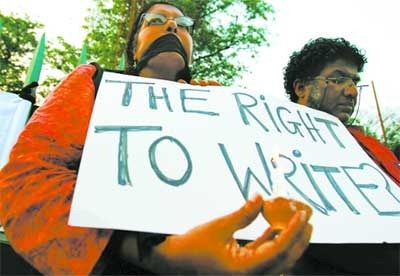 The right to write - sri lanka