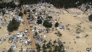 Heavy fighting took place in Sri Lanka towards the end of the war in 2009