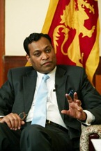 Foreign Secretary Karunatilleke Amunugama