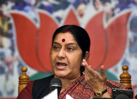 Leader of Opposition in the Lok Sabha Sushma Swaraj. Photo: PTI 