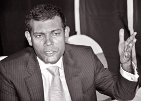 President Mohammed Nasheed,