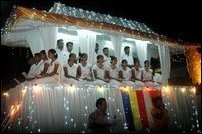 A Sinhala-Buddhist presentation by a troop from the South in occupied Jaffna