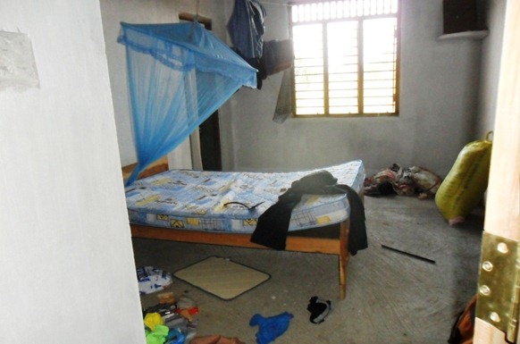 The bedroom of the victim has been searched by the killer squad