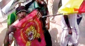 Tiger flag at UNP May Day rally in Jaffna - Whodunit?