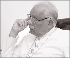 Mannar Bishop Rev. Rayappu Joseph - Pix: Rukmal Gamage