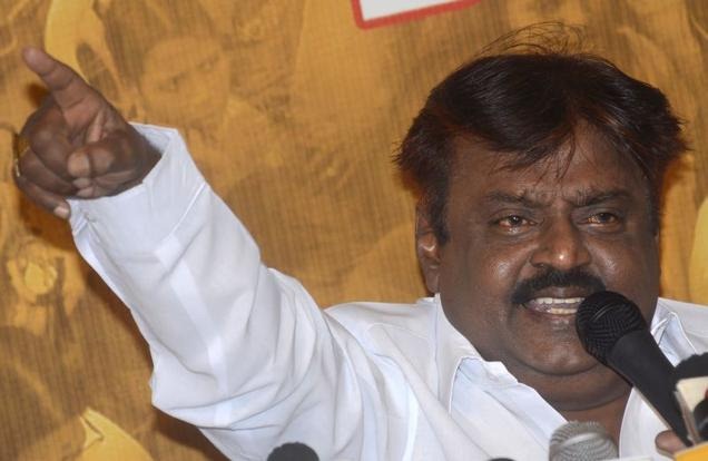 DMDK founder Vijayakant. File photo  - Hindu